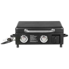 PIT BOSS Sportsman PB2BSPD Portable Gas Griddle, 18,000 Btu, Propane, 2-Burner