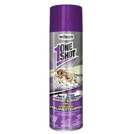 Wilson OneShot 7316510 Wasp and Hornet Killer, Foam, Spray Application, 450 g