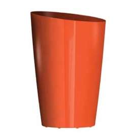 DCN Mirage 2209-40 Planter, 9 in Dia, Orange