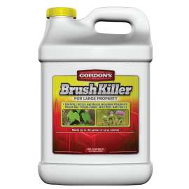 Gordon's 2321112 Brush Killer, Liquid, Black, 2.5 gal Bottle
