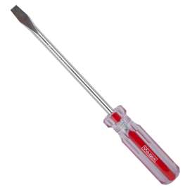 Vulcan Screwdriver, 5/16 in Drive, Slotted Drive, 9-3/4 in OAL, 6 in L Shank, Plastic Handle