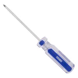 Vulcan Screwdriver, #0 Drive, Phillips Drive, 5-1/2 in OAL, 3 in L Shank, Plastic Handle