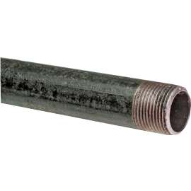 KLOECKNER METALS BLK 1/2 Pipe, 21 ft L, Threaded