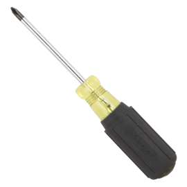 Vulcan Screwdriver, #1 Drive, Phillips Drive, 6-3/4 in OAL, 3 in L Shank, Plastic/Rubber Handle