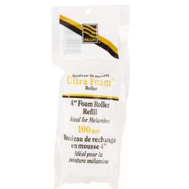 NOUR Z 4U10 Roller Refill, 3/8 in Thick Nap, 4 in L, Foam Cover
