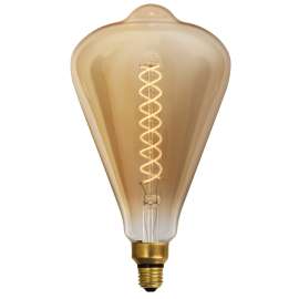 Feit Electric ST52/S/820/LED LED Bulb, Decorative, ST52 Lamp, 60 W Equivalent, E26 Lamp Base, Dimmable, Clear