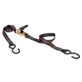 KEEPER 45721 Tie-Down, 1 in W, 8 ft L, 500 lb Working Load, S-Hook End