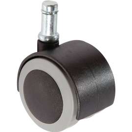 Shepherd Hardware 3912 Twin Wheel Caster, 2 in Dia Wheel, TPU Wheel, Gray, 75 lb
