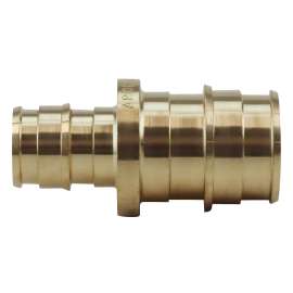 Apollo Valves ExpansionPEX Series EPXC1234 Coupling, 1/2 x 3/4 in, Barb, Brass, 200 psi Pressure