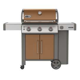 Weber Genesis II E-315 Series 61025001 Gas Grill, 39,000 Btu/hr BTU, Liquid Propane, 3 -Burner, Copper
