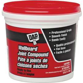 DAP 30120 Joint Compound, Paste, Gray, 1.5 kg Tub