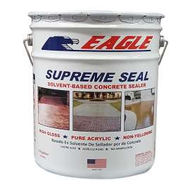 EAGLE EU5 Concrete Sealer, Clear, Liquid, 5 gal Pail