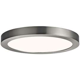 CANARM LED-SM11DL-BN-C Disk Light, 120 V, 22 W, LED Lamp, 1540 Lumens, 3000 K Color Temp, Brushed Nickel Fixture