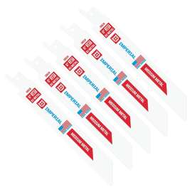 IMPERIAL BLADES IB618-5 Reciprocating Blade, 6 in L, 18 TPI