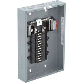 Square D Homeline CQO124L125PGC Load Center, 125 A, 1 -Pole, 24 -Space, 48 -Circuit, Main Lug