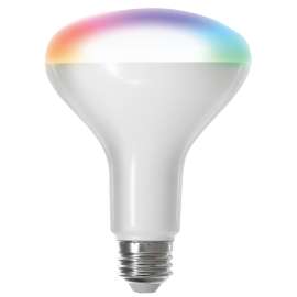 Feit Electric BR30/RGBW/CA/AG Smart Bulb, 8 W, Wi-Fi Connectivity: 2.4 GHz, Voice Control, Medium E26 Lamp Base