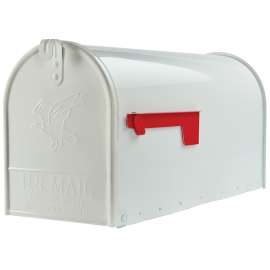 Gibraltar Mailboxes Elite E1600W00 Mailbox, 1475 cu-in Capacity, Galvanized Steel, Powder-Coated