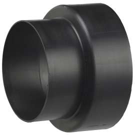 DUNDAS JAFINE INC34EZW Duct Increaser, 3 to 4 in Connection, Plastic