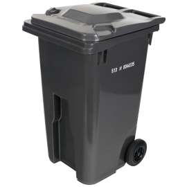 Gestion 60213447Q1 Garbage Can, 64 gal, 29.83 in L x 24-1/2 in W x 42 in H, High Density Polyethylene