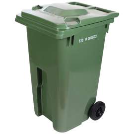 Gestion 60213363Q1 Garbage Can, 64 gal, 29.83 in L x 24-1/2 in W x 42 in H, High Density Polyethylene
