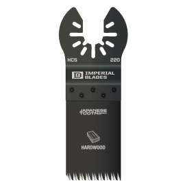 IMPERIAL BLADES ONE FIT IBOA220-25 Oscillating Tool Blade, 1-1/4 in, High Carbon Steel