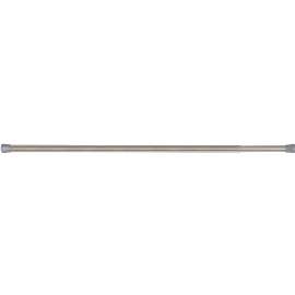 Simple Spaces SD-SR36-BN Shower Curtain Rod, 7-1/2 lb, 36 to 63 in L Adjustable, 1 in Dia Rod, Steel, Brushed Nickel