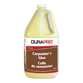 DURA PRO AW 2094-004 Carpenter's Glue, Yellow, 4 L Jug