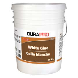 DURA PRO AW2461-189P Glue, White, 18.9 L Pail