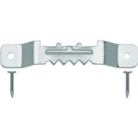 OOK 50202 Sawtooth Hanger, 20 lb, Steel, Brushed Nickel