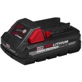 Milwaukee M18 REDLITHIUM HIGH OUTPUT 48-11-1835 Rechargeable Battery, 18 V Battery, 3 Ah