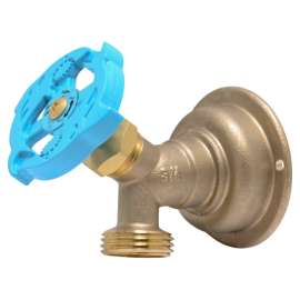 SharkBite 24627LF Hose Bibb, 3/4 in Connection, MHT, 200 psi Pressure, Multi-Turn Actuator, Brass Body