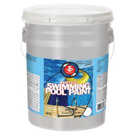 UCP Paints E9646-20-BR Latex Swimming Pool Paint, White