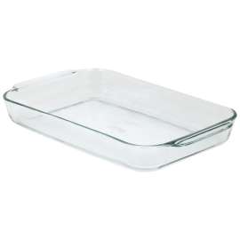 PYREX 6001040 Baking Dish, 4.5 L Capacity, Glass, Red