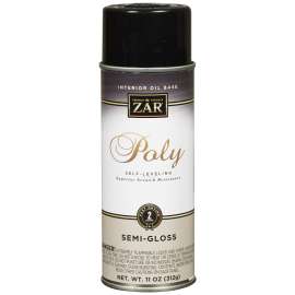 ZAR 33007 Polyurethane, Semi-Gloss, Liquid, Clear, 11 oz, Aerosol Can