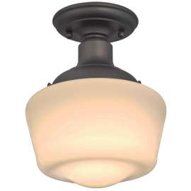Westinghouse 6342200 Ceiling Light Fixture, 120 V, 60 W, 1-Lamp, Incandescent, LED Lamp, Steel Fixture