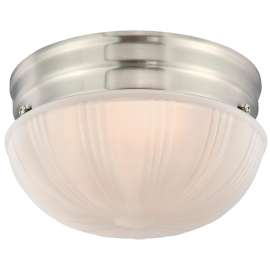 Westinghouse 61072 Flush Mount Ceiling Fixture, LED Lamp, 850 Lumens Lumens, 3000 K Color Temp, Brushed Nickel Fixture