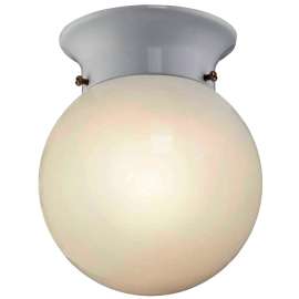 Westinghouse 61070 Flush Mount Ceiling Fixture, LED Lamp, 620 Lumens Lumens, 3000 K Color Temp, White Fixture