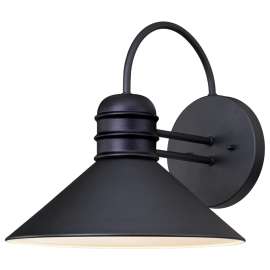 Westinghouse Watts Creek Series 6204400 Outdoor Wall Lantern, Steel Fixture, Textured Black Fixture