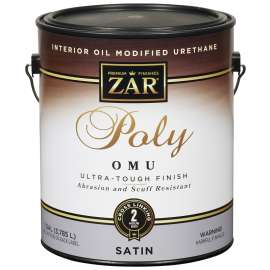 ZAR 36213 Polyurethane, Liquid, Milky Clear, 1 gal, Can