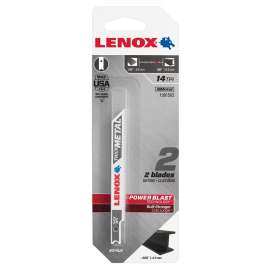 Lenox 1991562 Jig Saw Blade, 3/8 in W, 3-5/8 in L, 14 TPI