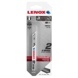 Lenox 1991568 Jig Saw Blade, 3/8 in W, 3-5/8 in L, 18 TPI