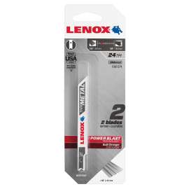 Lenox 1991574 Jig Saw Blade, 3/8 in W, 3-5/8 in L, 24 TPI