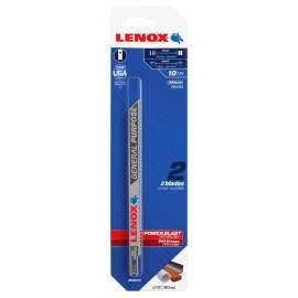 Lenox 1991476 Jig Saw Blade, 3/8 in W, 5-1/4 in L, 10 TPI