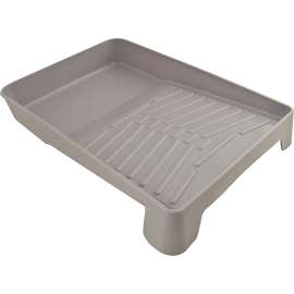 WOOSTER BR549-11 Paint Tray, 16-1/2 in L, 11 in W, 1 qt Capacity, Polypropylene Co-Polymer, Gray