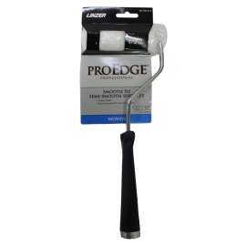 Linzer MT102-11 4IN Mini Roller, 1/2 in Nap, Fabric Cover, Threaded Handle, 4 in L Roller