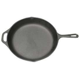 World Famous 1349 Base Camp Skillet, 14-1/2 in Dia, Cast Iron