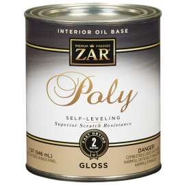ZAR 32812 Polyurethane, Gloss, Liquid, Clear, 1 qt, Can