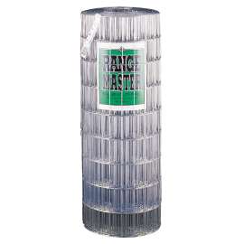 Rangemaster 7742 Welded Utility Fence, 100 ft L, 36 in H, 2 x 4 in Mesh, 14 Gauge, Galvanized