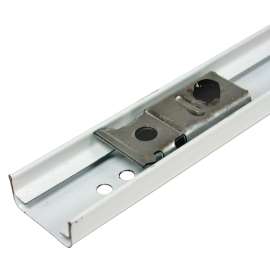 Onward 14360WBC Door Mechanism Track, Steel, 59-3/4 in L