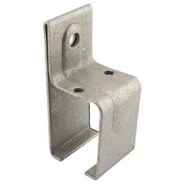 Onward 24651072GAV Box Rail Splice Bracket, Single, Galvanized Steel, For: 1-1/2 to 3-1/2 in Thick Doors